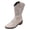White, variant on Mostsola Vintage Cowboy Boots for Women Low Heel Pointy Toe Trendy Embroidery Western Mid Calf Boots