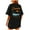 Black, variant on T Shirt Beach Oversized Graphic Tees For Women Baggy Shirts Summer Tops Long Sleeve Cheer Shirt Shirts for Women Women Solid Shirt Women's T Shirt Exercise Wear Short Sleeve Western Soft Shirt Women