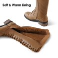 thumbnail image 4 of BOTAS DE COMBATE DREAM PAIRS GEORGIA Camel Altas hasta la Rodilla Talla 6, 4 of 9