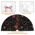 thumbnail image 4 of Sikiie Heart and Stars 30-48 inches {designName} Print Christmas Tree Skirt Snowman Xmas Tree Skirt with Edge Christmas Decorations for Holiday Party36", 4 of 7