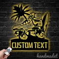 thumbnail image 3 of Handmadetneonsign Personalized Roller Skate Metal Wall Art LED Light, Custom Skater Sign Home, 3 of 5