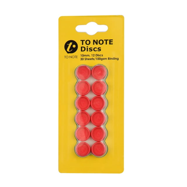 KW-trio 12pcs Anillo de unión de disco DIY Tipo T Agujero de hongo Cuaderno de hojas sueltas Bloc de Eccomum 10mm Diameter