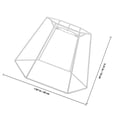 thumbnail image 2 of OULII 1Pcs Hexagonal Metal Lamp Shade Frame for Diy Retro European Style 7.9x7.9in, 2 of 8