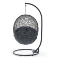 thumbnail image 6 of Swing Lounge Chair, Sunbrella, Grey Gray Blue Navy, Modern Contemporary Urban Design, Outdoor Patio Balcony Cafe Bistro Garden Furniture Hotel Hospitality, 6 of 8