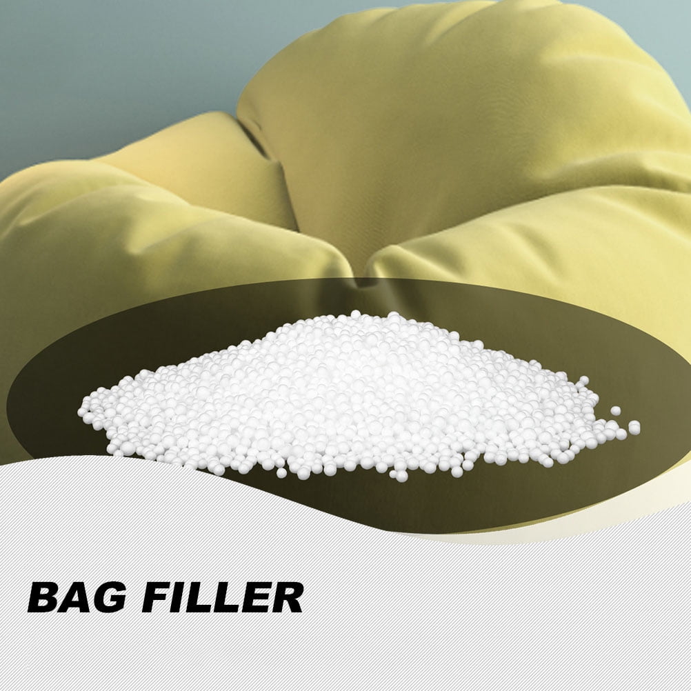 UPOUART White Foam Particle Couch Filler 1 Pack for Bean Bag Chair Refill and Home Decoration Use