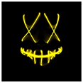 thumbnail image 5 of Tagital Halloween Mask LED Light Up Funny Masks The Purge Movie Scary Festival Costume, 5 of 5