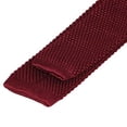 thumbnail image 3 of de Punto Estrecha Color Corbatín Cuadrad Hombres rojo Zulema colores sólidos para hombre, 3 of 8