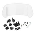 thumbnail image 2 of Motorcycle Windshield Extension Adjustable Clip on Accessories Universal Sturdy Upgraded Spoiler Deflector for Match Bike small clear, 2 of 8