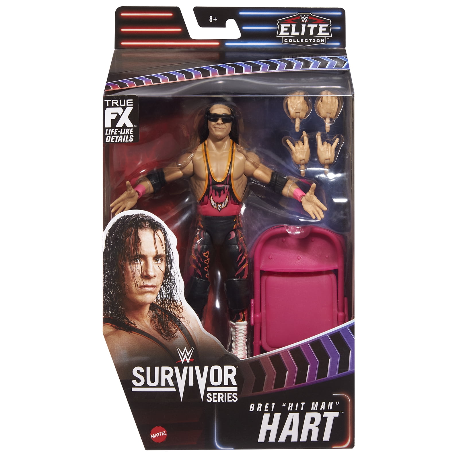 Bret Hitman Hart Ultimate Edition WWE Elite Action Figure Toy Brand New 