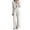 White, variant on Scyoekwg Womens Sweatsuits 2 Piece Set Fall Outfits Short Long Sleeve Tops Wide Leg Pants 2 Casual Matching Outfits Fashion Two Piece Set Tracksuit (Khaki,M)