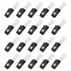 thumbnail image 1 of 20 Clips para Bandera de Jardín, Tapones Clip Antiviento Pequeña, Mástil Soporte Mástiles Jardín, 1 of 6
