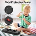 thumbnail image 5 of Power Strip 4000W with 10 Outlets and 4 USB Ports (2.4A), 2M Cord, Power Strip Surge Protector Power Strip for Home Office, 5 of 5