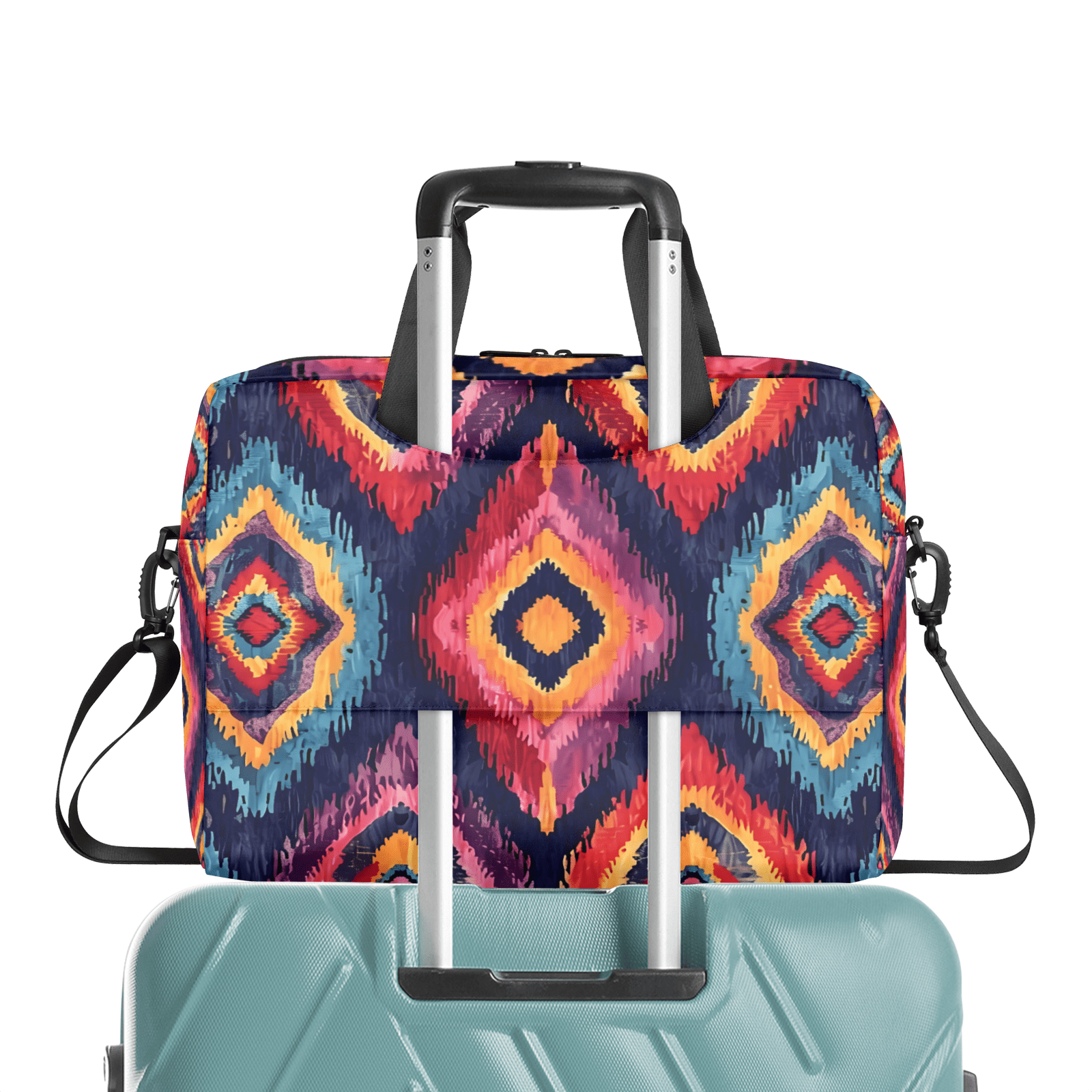 Herdesigns Aztec Southwestern Native Laptop Bag for Women Men, Computer Case Briefcase Messenger Bags, 15-15.6 inch Laptop Sleeve Shoulder Bag