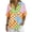 Green A, variant on Summer Tops for Women Floral Short Sleeve Collared Button Up Shirt Dressy Work Blouses Plus Size Fashion