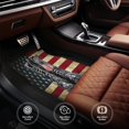 thumbnail image 4 of Salouo Veterans Day1 for Car Floor Mat Set of 4–Car Carpet Mats - Car Mats with Anti-Slip Backing & Driver Heel Pad Universal Fit for Cars, Trucks, SUVs, and Vans, 4 of 6