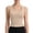 *Beige, variant on ClodeEU Women's Breathable Spaghetti Strap Tank Top with Built in Pads ,Versatile Camisole for Layering or Outerwear Khaki,Womens Plus XL
