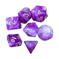 thumbnail image 2 of KLKCMS Ensemble de 7 Pcs de dés de Tarot D12, Outils de dés de Jeu de Société pour Jeu de Rôle, Barre de Jeu 5Cpurple R, 2 of 6