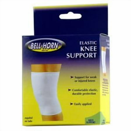 DJO Bell-Horn Elastic Knee Support / Compression Sleeve, Beige, Medium
