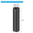thumbnail image 2 of M3 Aluminum Spacers, 12 Pcs Metal Spacer Aluminum 3mm IDx5mm ODx20mm L Threaded Spacer for RC Car Drones, Black, 2 of 6
