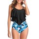 thumbnail image 1 of Moda mujer sexy traje de baño impreso volantes bikini split traje de baño Fridja  nalpqowj61197, 1 of 9