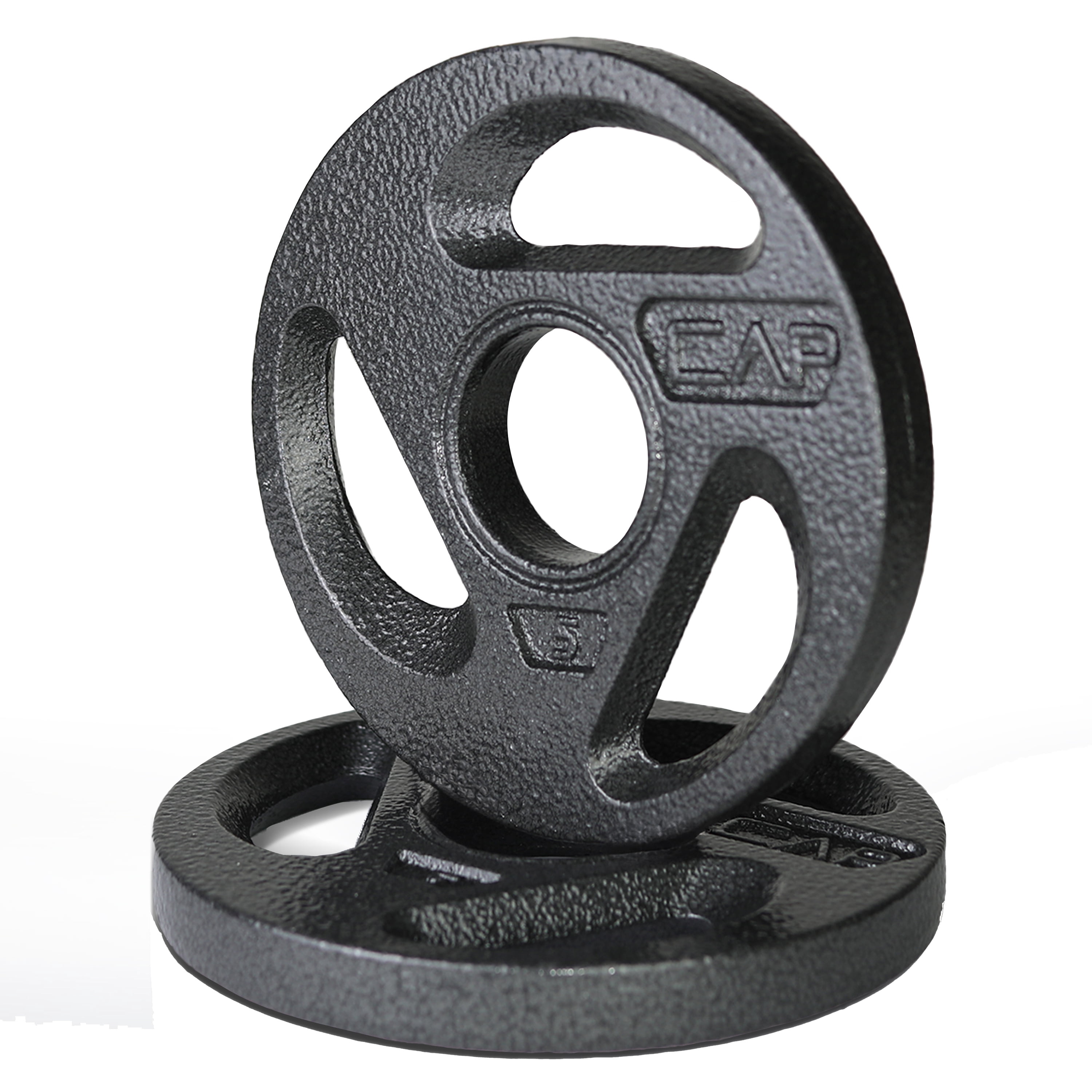 (4 pack) CAP Barbell 2" Olympic Grip Plate, 5lb Single Unit