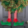 thumbnail image 2 of Adorno De Piernas De Elfo De Papá Noel Para Decoración De Árbol De Navidad, Pies De Piernas De Elfo De Papá Noel Para Fijar En Puertas, Paredes Y Ventanas Eigraketly HA038107-00, 2 of 6