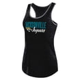 thumbnail image 2 of Women's Fanatics Heather Black Jacksonville Jaguars Plus Size Fuel Tank Top, 2 of 3