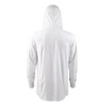 thumbnail image 3 of Men's Hoodie Shirts with Ridded Cuff Cotton Long Sleeve Crew Neck Active Hooded T-Shirts Sweatshirts Tee S-3XL Workout Hiking Fishing Outdoor, 3 of 3