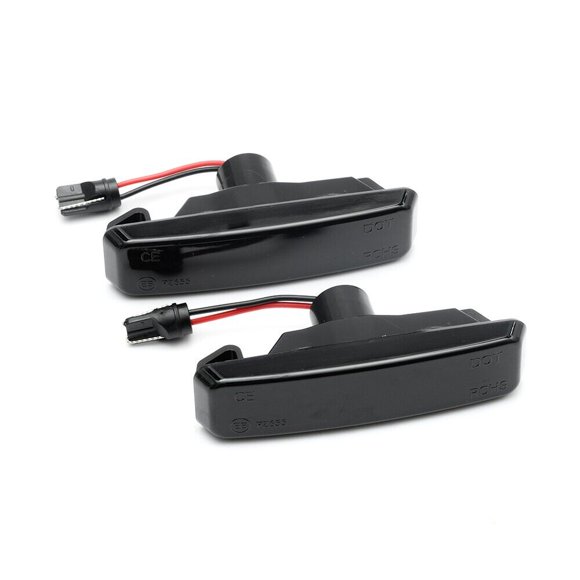 Dynamic LED fender side marker turn signal lights for 96-03 for BMW M5 E39 530i 540i-