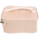 thumbnail image 1 of Bolsa de maquillaje, bolsa de cosméticos portátil, bolsa de viaje para artículos de tocador, bolsa organizadora de maquillaje de cuero, 1 of 6