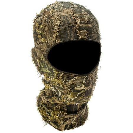 QuietWear Camo Grass 1-Hole Mask, One Size Fits Most