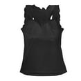 thumbnail image 5 of Women's Lace Trim Camisole Built In Bra Sleeveless Tank Top U Neck Casual Layering Piece For Spring And Fall, 5 of 5