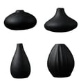 thumbnail image 1 of 4x Florero de Cerámica Sunnimix Floreros decorativos Negro, 1 of 8