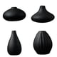 thumbnail image 1 of 4x Florero de Cerámica Sunnimix Floreros decorativos Negro, 1 of 8