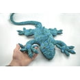 thumbnail image 3 of Lizard, Reptiles, Iguana, Blue, Herbivorous lizards, Hand Made in Thailand, Stuffed Reptile, Plush Toy, Kids, Educational, Gift, 30" TH48 BB310, 3 of 11