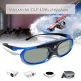 thumbnail image 3 of Mistaha DLP Link 3D Glasses Active Shutter Projector Glasses Rechargeable for All DLP-Link 3D Projectors, 3 of 8