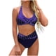 thumbnail image 1 of Traje de baño de dos piezas con sujetador acolchado de playa a juego de color degradado sexy para mujer Fridja  nalpqowj57542, 1 of 7