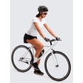 thumbnail image 3 of Remera CRZ YOGA sin costuras, transpirable para yoga, blanca, talla M, 3 of 5