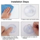 thumbnail image 4 of Ganchos de ventosa de 8 piezas con ganchos de metal de 1.6" de diámetro para ventana de vidrio, colgador de pared para cocina y baño, 4 of 7