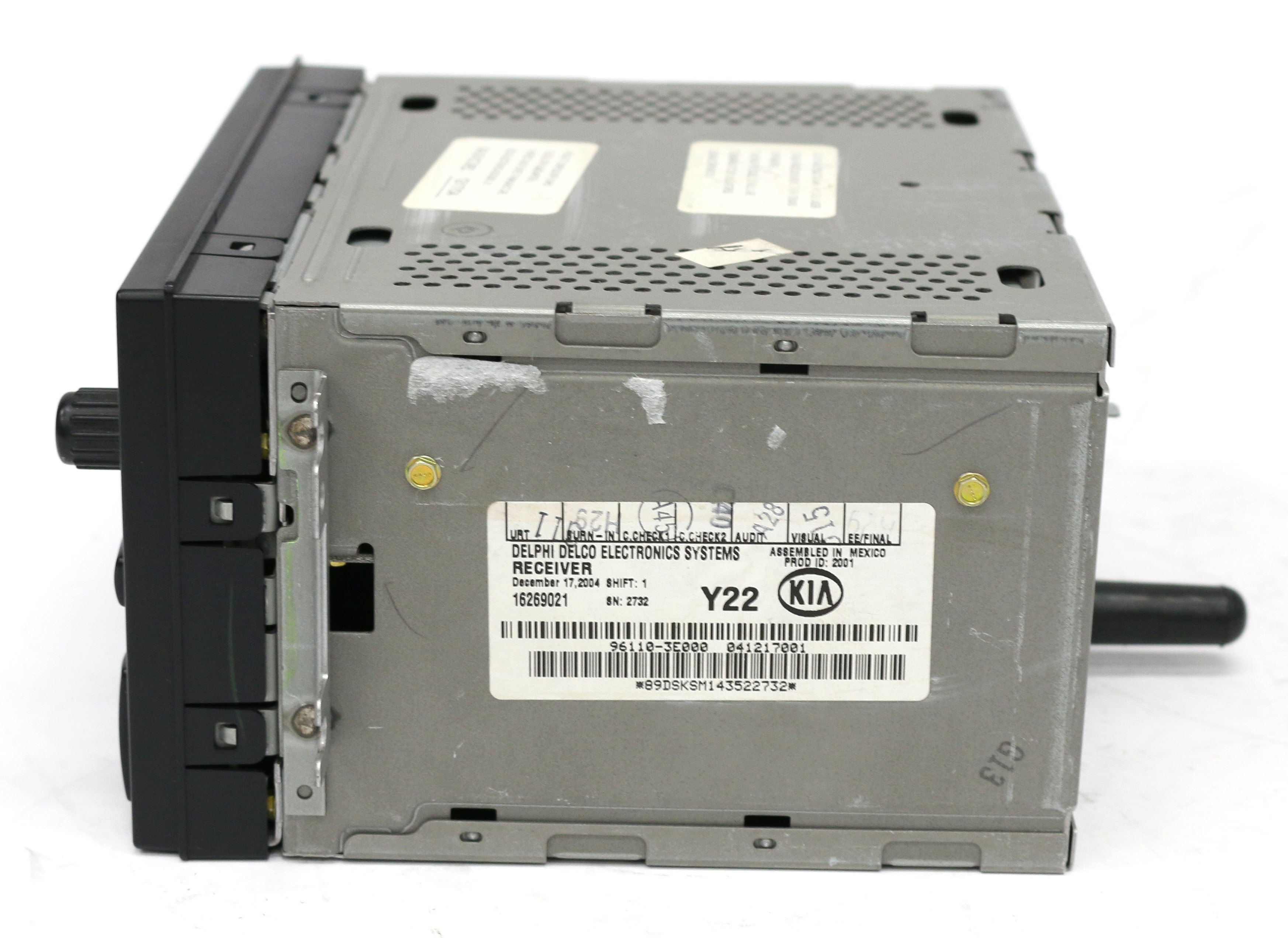 Restored 2003-2006 Kia Sorento AM FM Radio Single Disc CD Cassette Receiver 96110-3E000 (Refurbished)