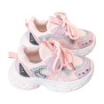 thumbnail image 7 of Kids Sneakers, Girls Running Shoes, Kids Running Shoes, Basketball Shoes, Casual Sneakers for Girls Lace-Up Girls Breathable Athletic Running Shoes Boys Non Slip Casual Sports Shoes, Pink US-5C/EU-21, 7 of 7