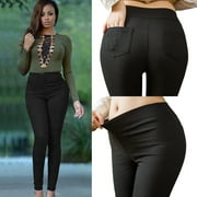 Byte Legend Plus Size Cotton Pocket Trousers Slim Jeggings Denim Skinny Women's Pencil Pants
