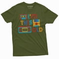 thumbnail image 5 of Funny Birthday 80s 90s born Shirt I am this old floppy disk video cassette tape vintage Shirt (5X-Large Black), 5 of 7