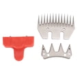 thumbnail image 2 of Cuchillas de Reemplazo de Corta de Oveja, 4 Dientes 13 Dientes Rectas Rectas Dureza Dureza de Oveja Cuchillas de Reemplazo para Alpacas, 2 of 7