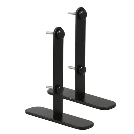 FONDOTIN Desktop Pegboard Stand Black 2Pcs 5.3X4.5X1.4In