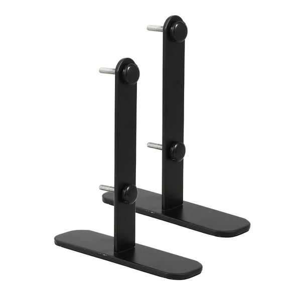 FONDOTIN Desktop Pegboard Stand Black 2Pcs 5.3X4.5X1.4In