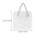 thumbnail image 4 of Viveous 10pcs Invisible Adhesive Plate Hangers Wall Hanging Hooks Self Adhesive Plate Holders For Wall Art Plate Picture Decor Sticky Hangers, 4 of 10