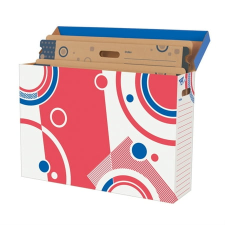 File 'n Save Bulletin Board Storage Box, 27-3/4 x 19 x 7-1/4, Bright Stars