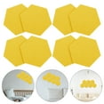thumbnail image 3 of Weiweiguan 12 Pcs Tableau de Messages Feutre Hexagone Tableau Mural Autocollant Tableau Mémo Mural, 3 of 6