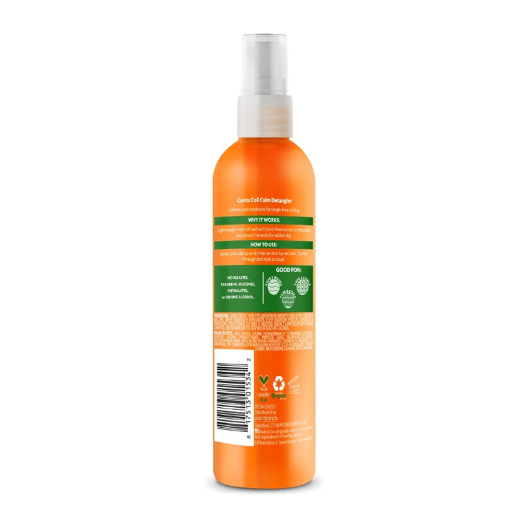 Cantu - Tangle-Free Hair Moisturizer, Curl Treatment, Coil Calm